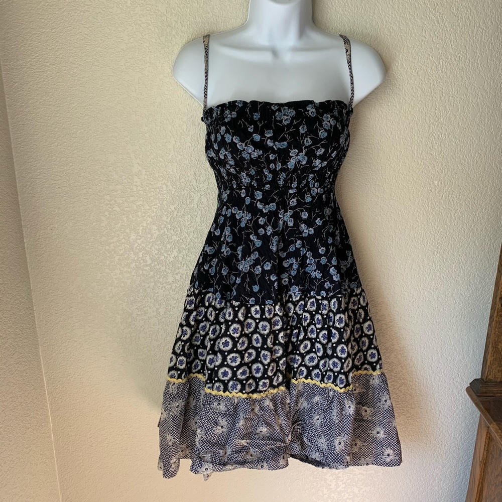 Vintage Free People Tier Floral Dress